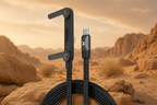 KEMVEX 240W USB-C to USB-C Cable with Integrated 90° Foldable Stand - PD 3.1 Ultra Fast Charging